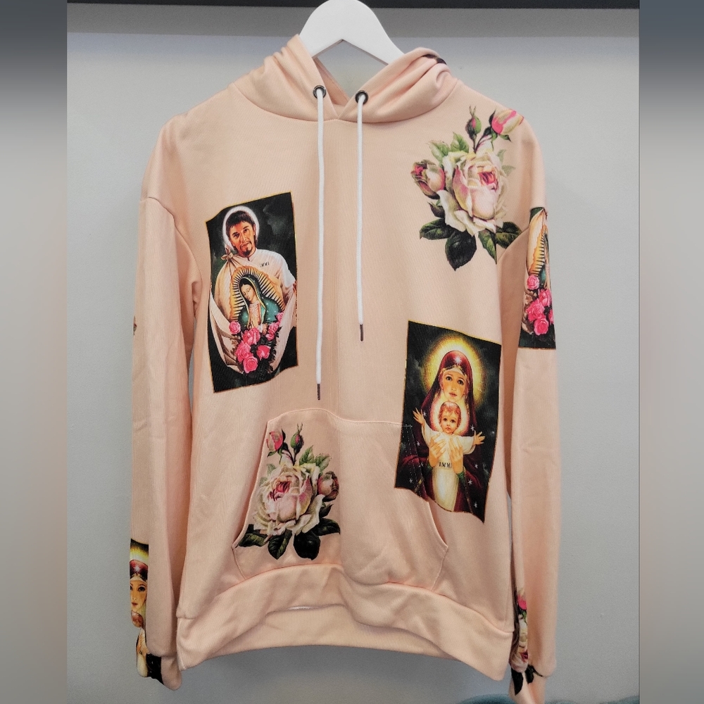 Womens Virgin mary hoodie